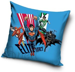Justice League - Kopfkissenbezug Elite Force 40x40cm