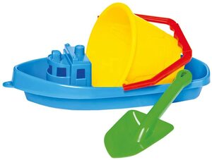 Sand-Spielzeugset mit Boot