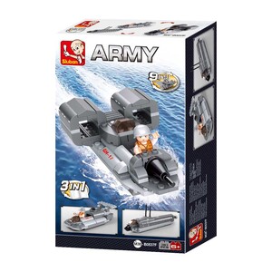 Jet-Boot 3-in-1 - Konstruktionsspielzeug Sluban M38-B0537F