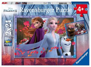 Ravensburger 05010 Disney Frozen 2 / Eisk�nigin 2 Puzzle 2x24 Teile