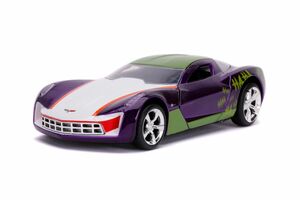 Jada Toys 253252016 - Joker 2009 Chevy Corvette Stingray, 1:32