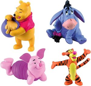 Winnie Puh - 4-teiliges Spielfiguren Set