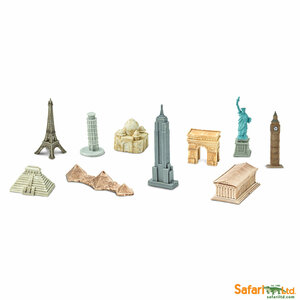 Safari 679604 Toobs Sehenswrdigkeiten Welt Miniatur Figuren Set