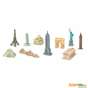 Safari 679604 Toobs Sehensw�rdigkeiten Welt Miniatur Figuren Set