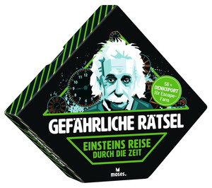 Moses 55055 - Gefhrliche Rtsel: Einsteins Reise durch die Zeit - Kartenspiel - Escape
