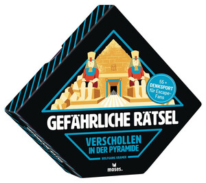 Moses 55054 - Gef�hrliche R�tsel: Verschollen in der Pyramide - Kartenspiel - Escape