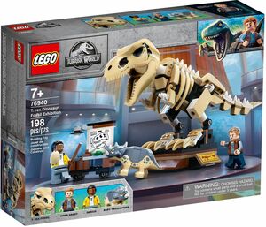 LEGO 76940 - Jurassic World T. Rex-Skelett in der Fossilienausstellung