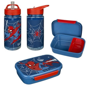 Scooli Marvel Spiderman Lunch Set - Brotdose und Trinkflasche