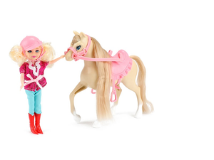 Horses - Spiel Set - Teenager-Puppe 15cm mit Pferd