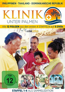 Klinik unter Palmen - alle 12 Folgen aus den ersten 4 Staffeln auf 6 DVDs