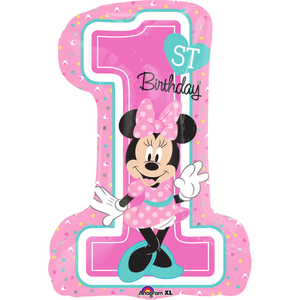 Disney Minnie Mouse 1. First Birthday - Folienballon 71cm