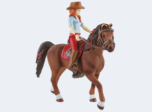 Schleich 42539 - Schleich Spielfigur Horse Hannah & Cayenne