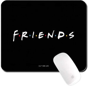 Mauspad / Mousepad Friends white