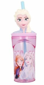 Stor 51066 - Disney Frozen / Die Eisknigin, 3D Trinkbecher 360ml rosa