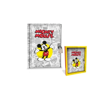 Mickey Mouse - Tagebuch mit Schloss, 80 Bltter