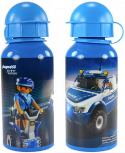 Playmobil Trinkflasche Police 400 ml Aluminium