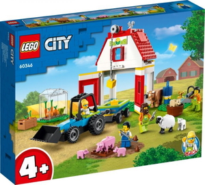 LEGO 60346 City Bauernhof mit Tieren  Spielspass - Spielset