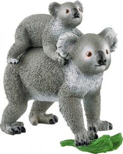 Schleich 42566 - Wild Koala Mutter mit Baby - Sammelfigur
