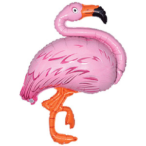 Flamingo gro� - Folienballon - 125 cm