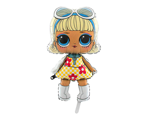 L.O.L Surprise GoGo Girl gro� - Folienballon - 95 cm