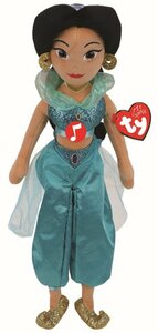 Ty 02410 - Disney Princess Jasmine - Stoffpuppe mit Sound Plsch 40cm