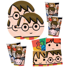 Harry Potter - 32-teiliges - Party Set - Chibi fr 16 Personen