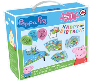 Peppa Pig - Party-Koffer 47-teillig - fr 6 Personen