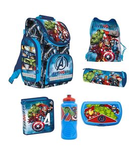 Marvel Avengers - 6 teiliges Schulranzen Set