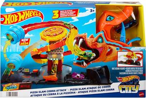 Hot Wheels - City Cobra Slam Pizza Attack - Rennstrecke