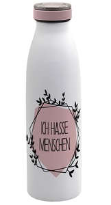 Isolierflasche Ich hasse Menschen 500ml