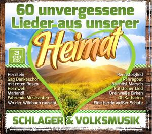 60 unvergessene Lieder aus unserer Heimat - 3CD