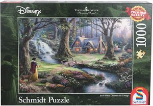 Disney Schneewittchen - 1000 Teile Puzzle - Thomas Kinkade Collection