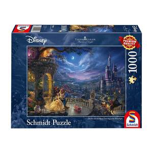 Disney Die Sch�ne und das Biest Tanz im Mondlicht - 1000 Teile Puzzle - Thomas Kinkade