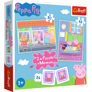 Peppa Pig - Puzzle und Memo 2in1 30+48 Teile