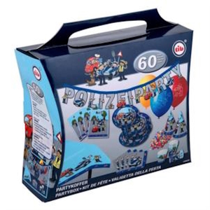 Polizei - Party-Koffer fr 8 Personen