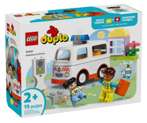 LEGO� DUPLO� Stadt 10447 - Rettungswagen mit Fahrer (19 Teile)