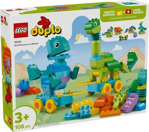 LEGO� DUPLO� 10451 - Dinos auf R�dern 3-in-1-Set (108 Teile)