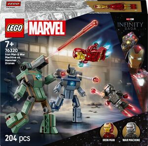 LEGO� Marvel Super Heroes(TM) 76320 - Iron Man & War Machine vs. Hammer-Drohnen (204 Teile)