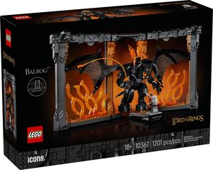 LEGO� Icons 10367 - Der Herr der Ringe: Balrog(TM) B�cherst�tze (1201 Teile)