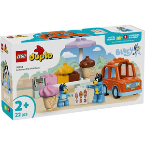 LEGO� DUPLO� Bluey 10458 - Ausflug zur Eisdiele mit Bluey (22 Teile)
