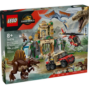 LEGO� Jurassic World(TM) 76976 - Spinosaurier & Quetzalcoatlus: Hubschrauber-Einsatz (984 Teile)