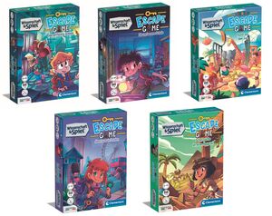 Clementoni - 5 teiliges Escape Game Set