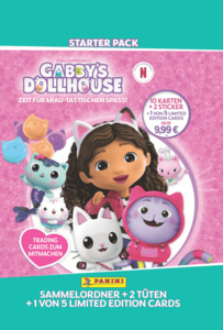 Panini Gabbys Dollhouse - Time for a Meow-Zing fun Trading Cards - Starterset
