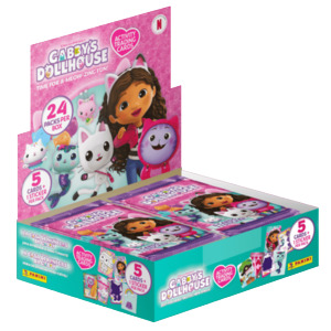 Panini Gabbys Dollhouse - Time for a Meow-Zing fun Trading Cards - Flow Packs Display (24)