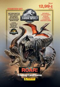 Jurassic World Roar! Trading Cards - STARTER