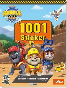 Panini Paw Patrol Rubble & Crew: 1001 Sticker - Stickern, R�tseln, Ausmalen