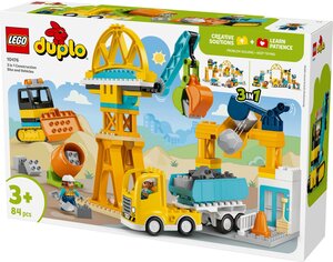 LEGO� DUPLO� Stadt - Baustelle mit Baufahrzeugen - 3-in-1-Set (84 Teile)