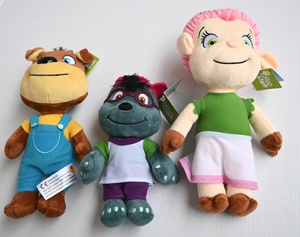 Toggolino Set - Carlito, Florina, Monti - Pl�sch - 25 cm