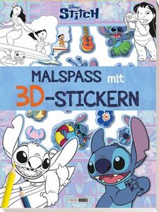 Panini Disney Stitch: Malspa� mit 3D-Stickern - Softcoverbuch