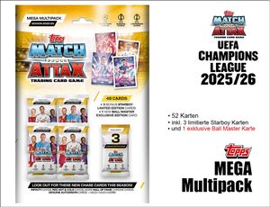 Topps UEFA Champions League 2025/2026 TC - MEGA MULTIPACK